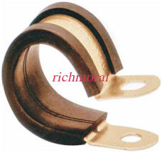 China hose clamps with rubber supplier