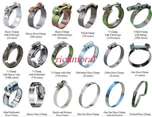 China all kinds of hose clamps supplier
