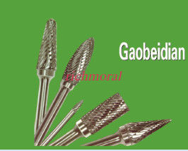 China sliver brazing tungsten rotary carbide burr by CNC marchine supplier